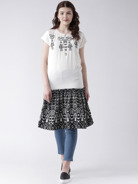 

DODO & MOA White Printed Tunic