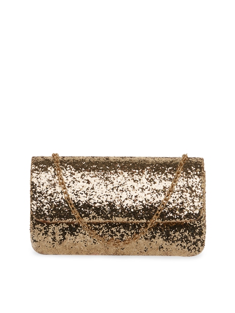 

Tarusa Gold-Toned Textured Clutch