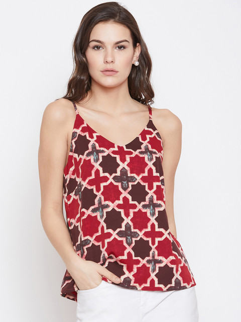 

Nun Women Multicoloured Printed A-Line Top, Multi