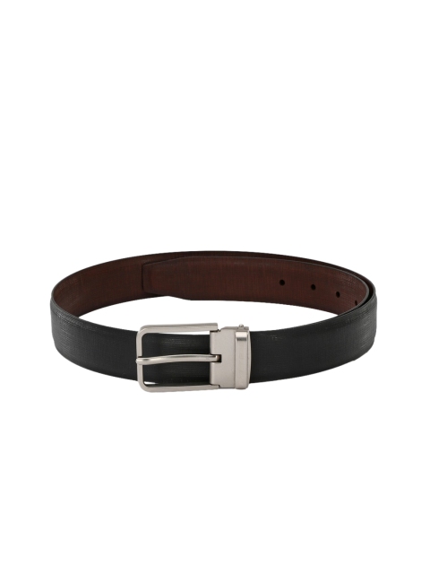 

Pacific Gold Men Black & Brown Solid Reversible Belt