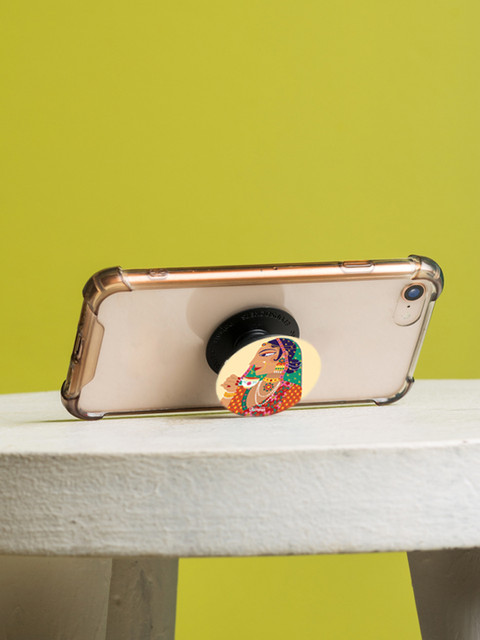 

Chumbak Unisex Multicoloured Printed Mobile & Tablet Pop Holder, Multi