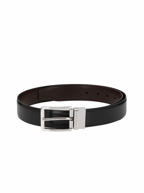 

Pacific Gold Men Black & Brown Reversible Solid Belt