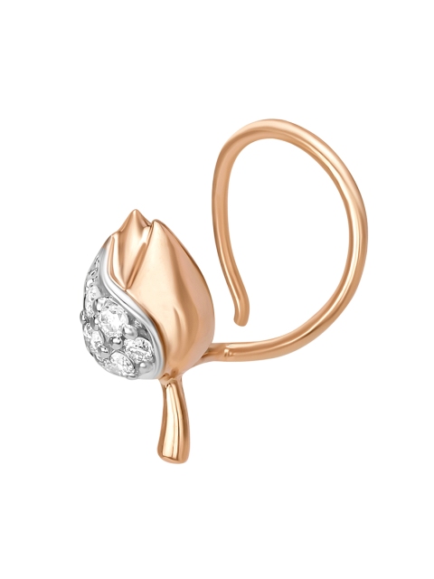 

Mia by Tanishq Women 14KT Rose Gold Diamond Nose Pin