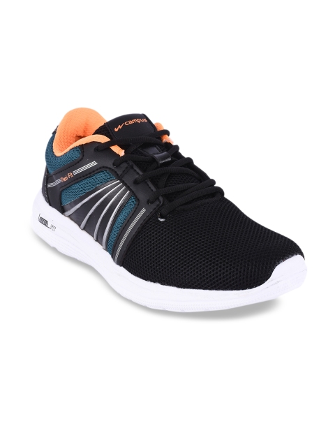 

Campus Men Black Running Shoes