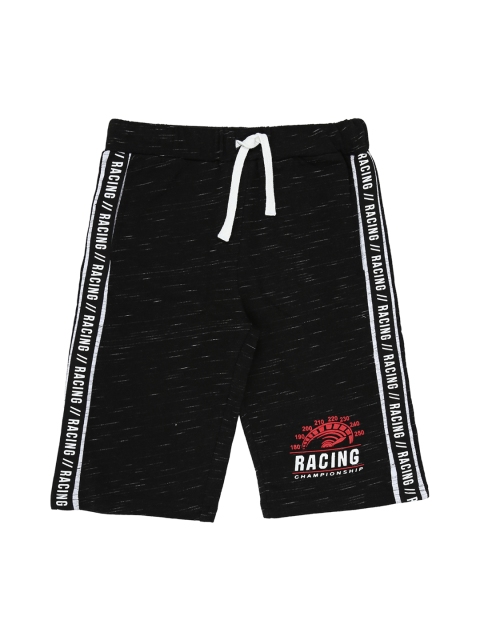 

Pantaloons Junior Boys Black Solid Regular Fit Sports Shorts