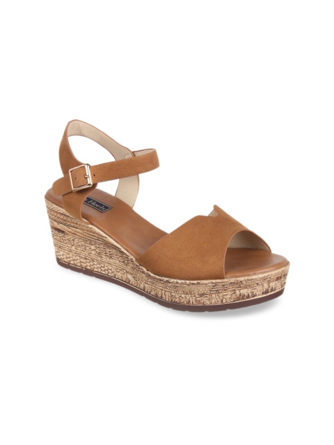 

Flat n Heels Women Tan Brown Solid Heels