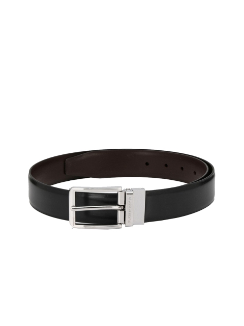 

Pacific Gold Men Black & Brown Reversible Solid Belt
