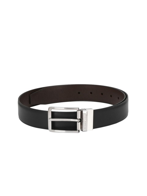 

Pacific Gold Men Black & Brown Textured Belt