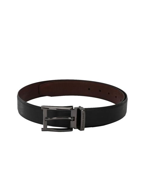 

Pacific Gold Men Black & Brown Solid Reversible Belt