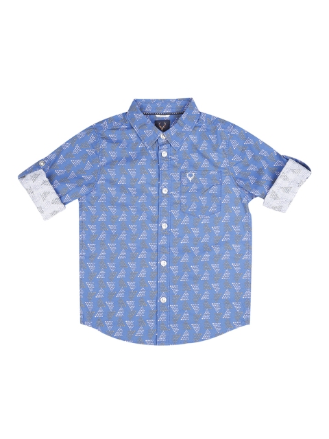 

Allen Solly Boys Blue Regular Fit Printed Casual Shirt