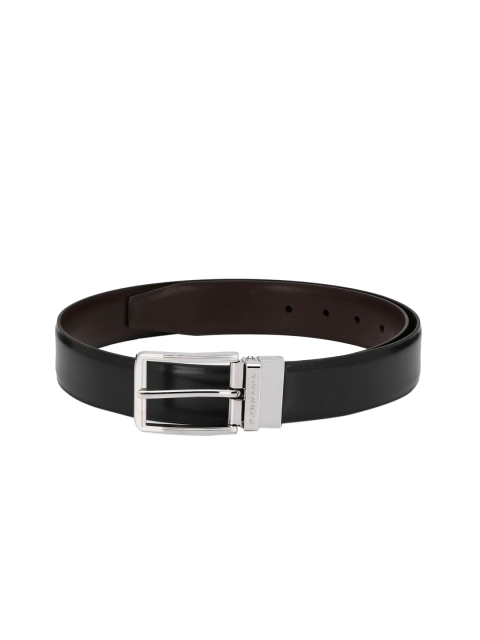 

Pacific Gold Men Black & Brown Reversible Solid Belt