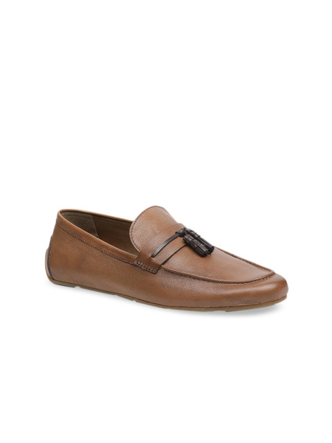 

ALDO Men Brown Leather Loafers