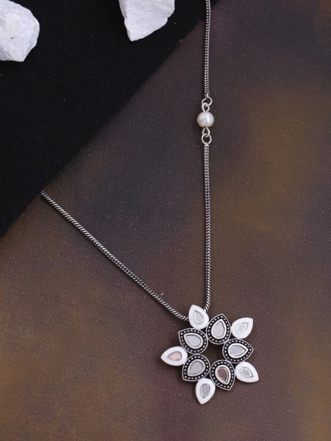 

Studio Voylla Silver-Plated Amiara Necklace