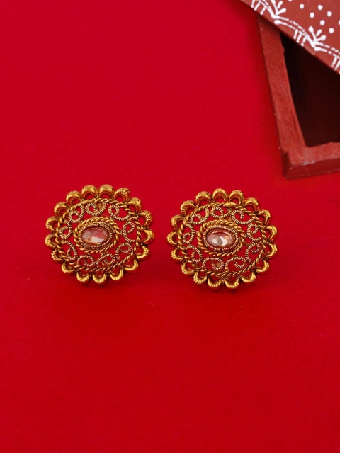 

Voylla Gold-Toned Circular Studs