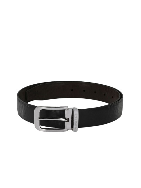 

Pacific Gold Men Brown & Black Solid Reversible Belt