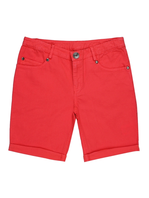 

One Friday Boys Coral Solid Regular Fit Denim Shorts