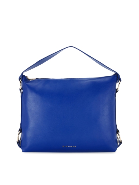 

GIORDANO Women Blue Solid Handheld Bag