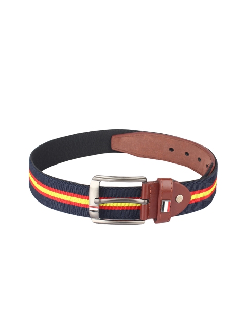 

LONDON FASHION hob Women Navy Blue Striped Belt