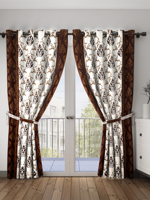 

Cortina Brown Set of 2 Printed Door Curtains
