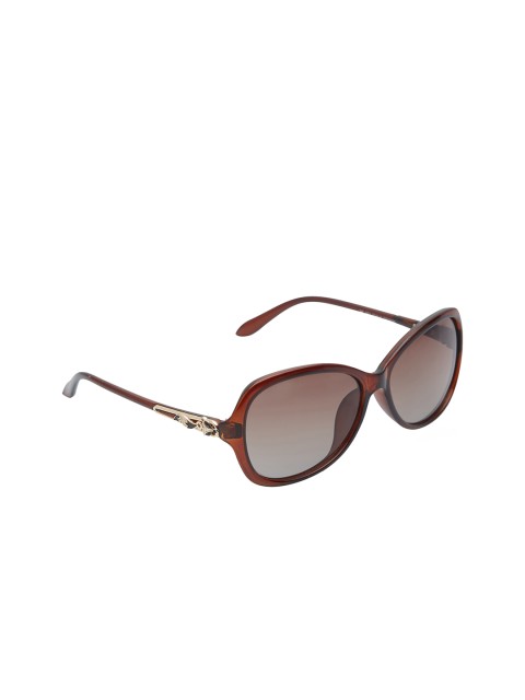 

VAST Women Oversized Sunglasses POLARIZED_371, Brown