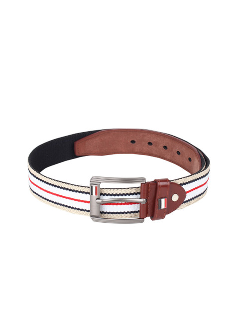 

LONDON FASHION hob Women White Striped Belt