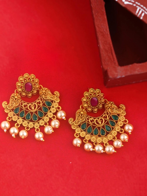 

Voylla Gold-Toned Classic Chandbalis