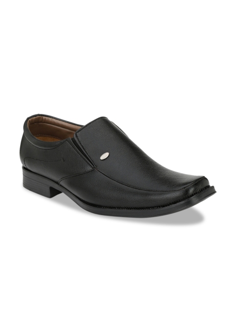 

Sir Corbett Men Black Formal Slip-Ons