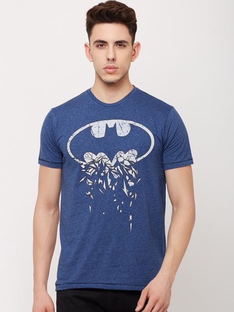 

Free Authority Men Blue Batman Printed T-shirt