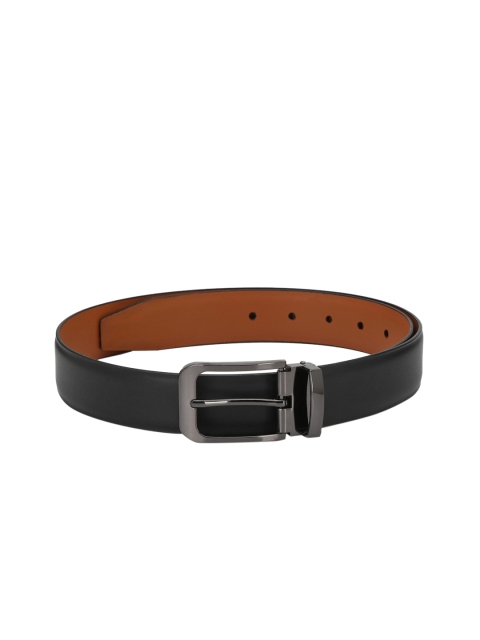 

Pacific Gold Men Black & Brown Solid Reversible Formal Belt