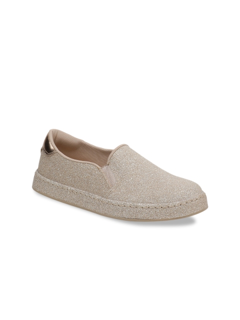 

Call It Spring Women Gold-Toned Slip-On Sneakers