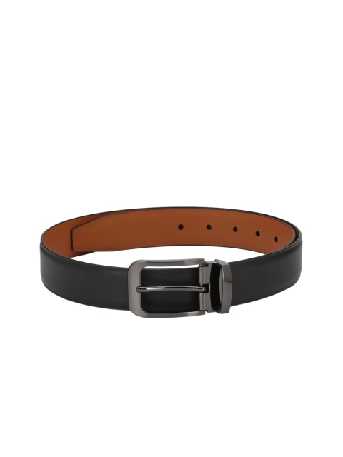 

Pacific Gold Men Black & Brown Solid Reversible Belt