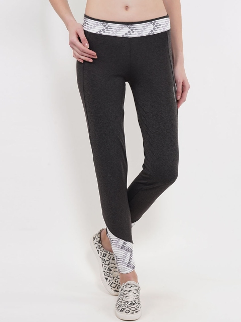 

Sweet Dreams Wome Charcoal Grey Solid Slim-Fit Trackpant