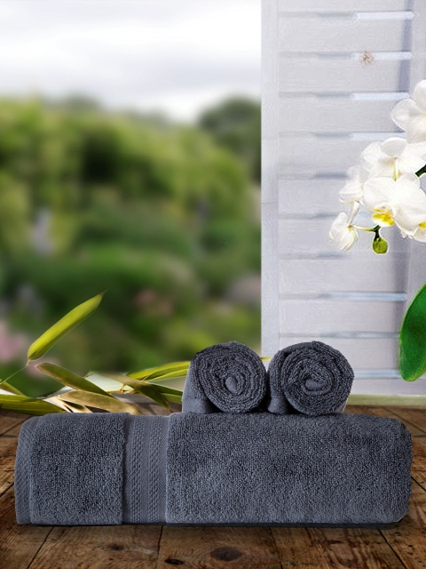 

BIANCA Set of 3 Grey 500 GSM Towel Set