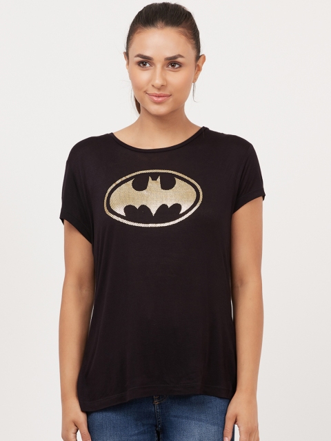 

Free Authority Batman featured Black Tshirt for Women