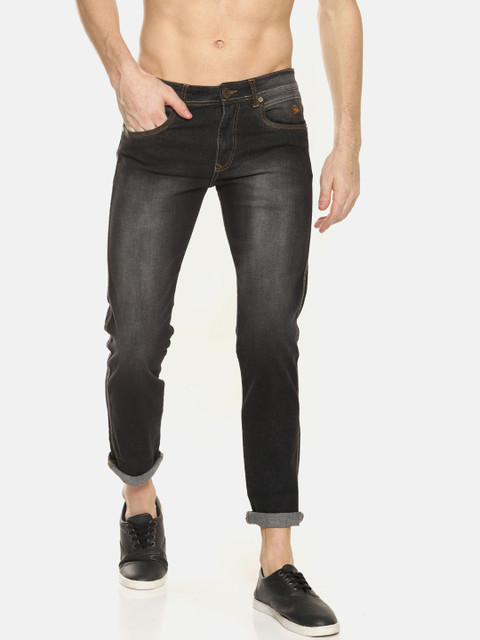 

Raa Jeans Men Brown Slim Fit Mid-Rise Clean Look Stretchable Jeans