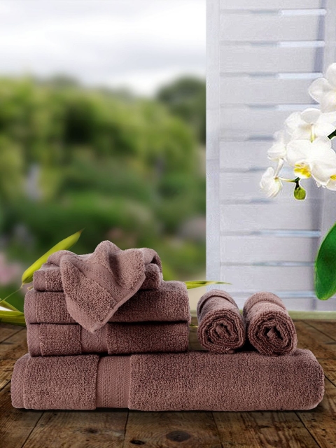 

BIANCA Set of 7 Brown 500GSM Towel Set