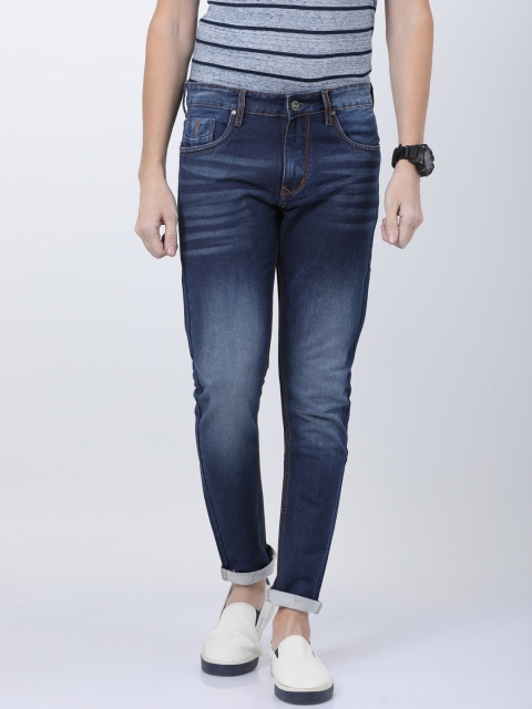 

STATLEY Men Blue Regular Fit High-Rise Clean Look Stretchable Jeans