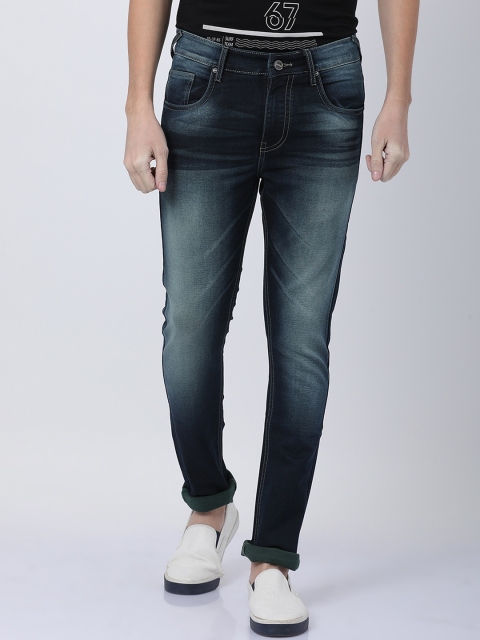 

STATLEY Men Blue Slim Fit Mid-Rise Clean Look Stretchable Jeans