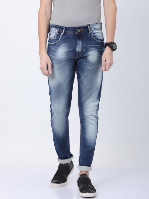 

STATLEY Men Blue Regular Fit High-Rise Clean Look Stretchable Jeans