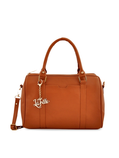 

LaFille Tan Brown Solid Handheld Bag