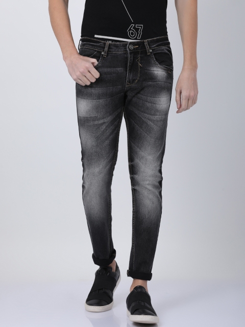 

STATLEY Men Black Slim Fit Mid-Rise Clean Look Stretchable Jeans