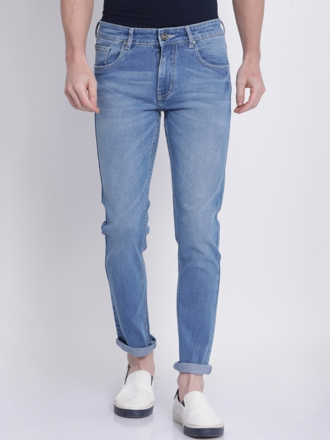 

STATLEY Men Blue Relaxed Fit Mid-Rise Clean Look Stretchable Jeans