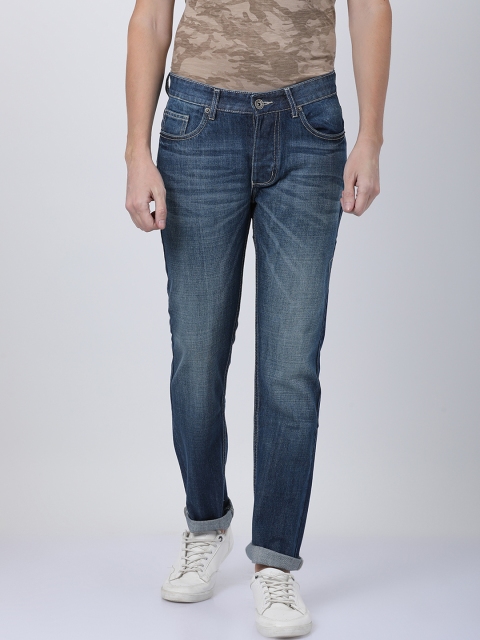 

STATLEY Men Navy Blue Relaxed Fit Mid-Rise Clean Look Jeans