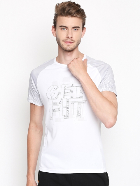 

Ajile by Pantaloons Men White Self Design Polo Collar T-shirt