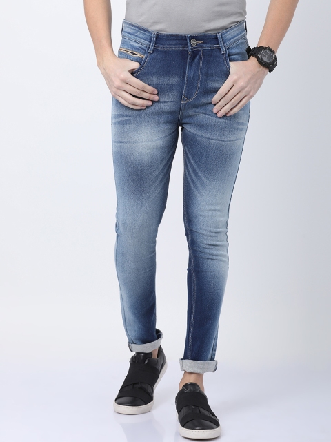 

STATLEY Men Blue Slim Fit Mid-Rise Clean Look Stretchable Jeans