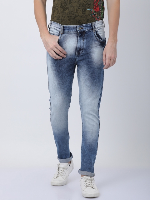 

STATLEY Men Blue Regular Fit High-Rise Clean Look Stretchable Jeans