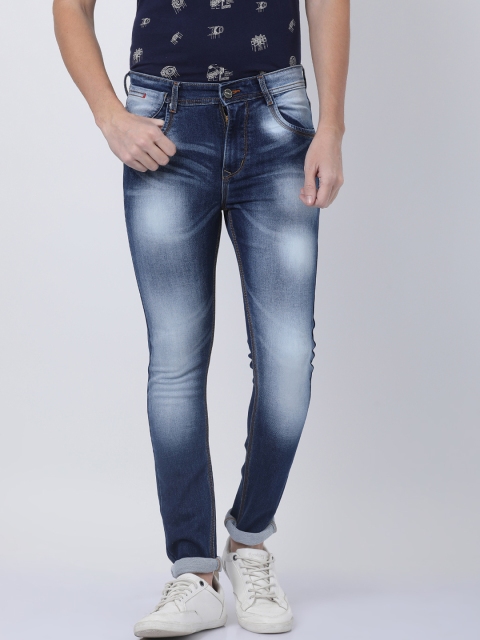 

STATLEY Men Blue Slim Fit Mid-Rise Clean Look Stretchable Jeans