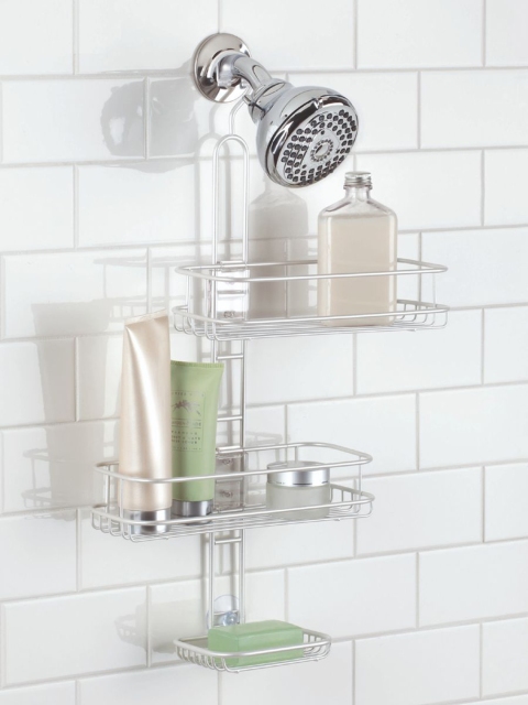 

INTERDESIGN White Solid Bathroom Caddy