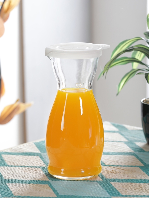 

Borgonovo Set of 2 Transparent INDRO CARAFE Water Jugs 500ml each