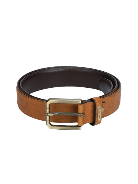 Red Tape Men Tan Brown Leather Solid Belt